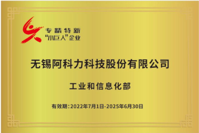 专精特新小巨人企业